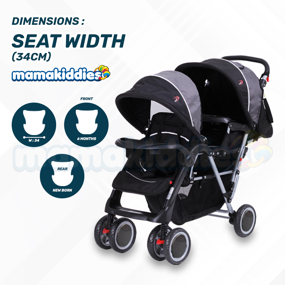 mamakiddies double pram